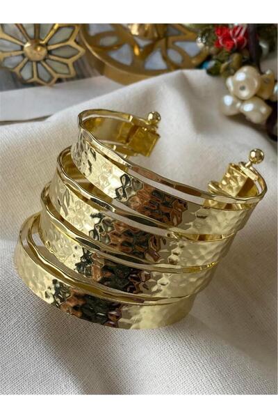 mos&more 14K Gold Çoklu Bileklik Kelepçe