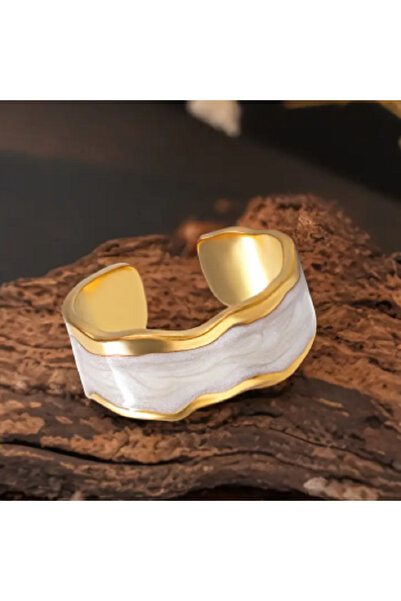 TChic خاتم ذهبي مفصل للنساء