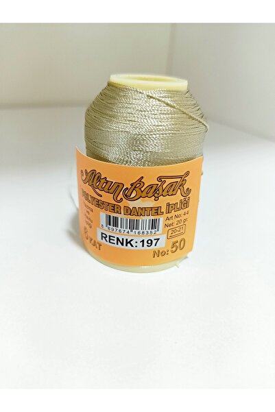 Altınbaşak خيط بوليستر وأسلاك دانتيل 20 جرام رقم: 50 6 طبقات