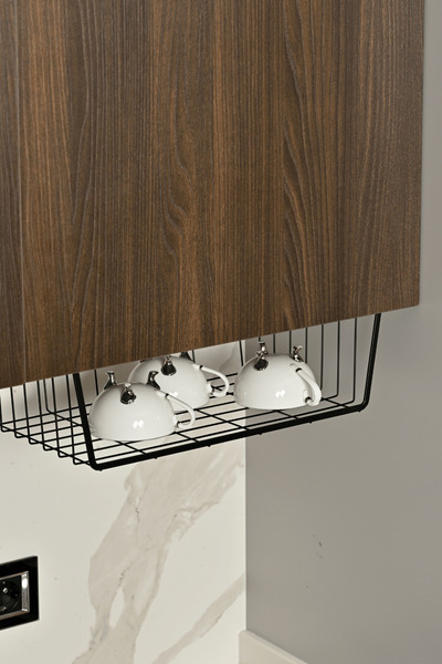 Edora Home Siyah Raf Altı Kanguru Sepet, Çok Amaçlı Düzenleyici Organizer , B...