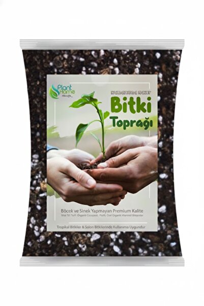 plant-home Kullanıma Hazır Bitki Toprağı – Salon Bitkileri ve Tropikal Bitkil...