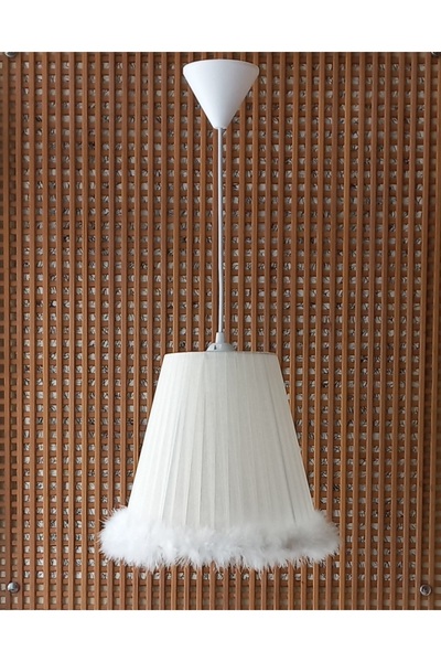 ONAY M Krem Organze Avize Yatak Odası Çocuk Odası Genç ve Bebek Odası Avize A...