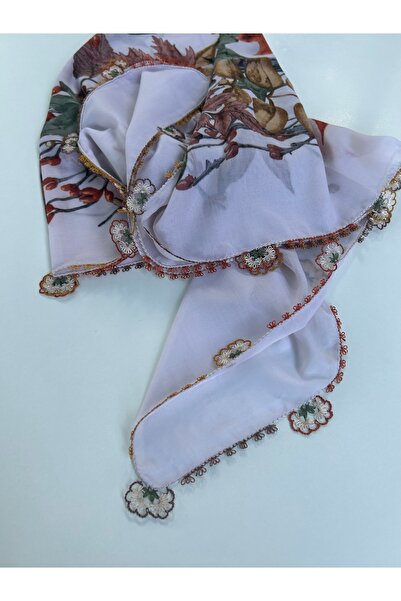 REYYAN Handcrafted Needle Embroidered Writing/Needlework/Needlework Bait/Handcrafted Cheesecloth/Head Cover