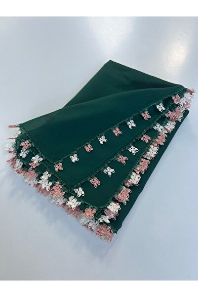 REYYAN El işi İğne Oyalı Yazma/iğne Oyası/iğne işi yemeni/el işi tülbent/baş örtüsü