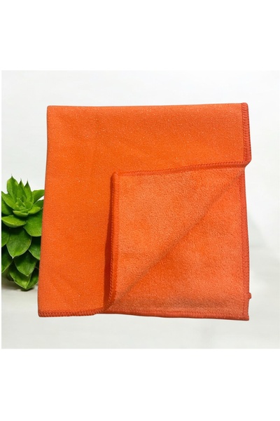 DerinAA STORE قماش زرزي للتنظيف الشاق باللون البرتقالي