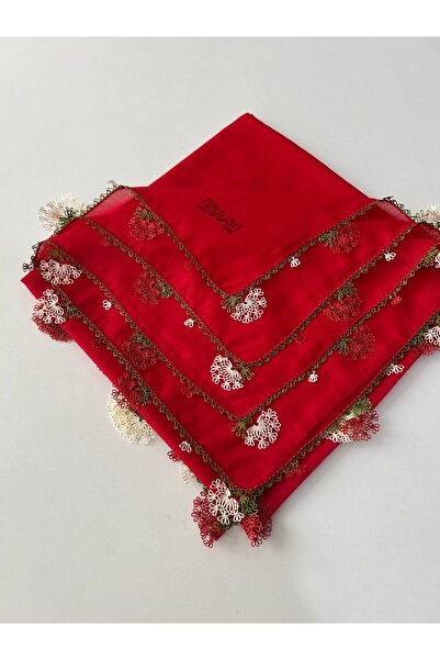 REYYAN Handcrafted Needle Embroidered Writing/Needlework/Needlework Bait/Handcrafted Cheesecloth/Head Cover