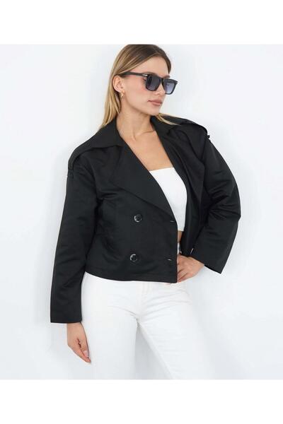 MODA Zr Oversize κοντό τζιν μπουφάν