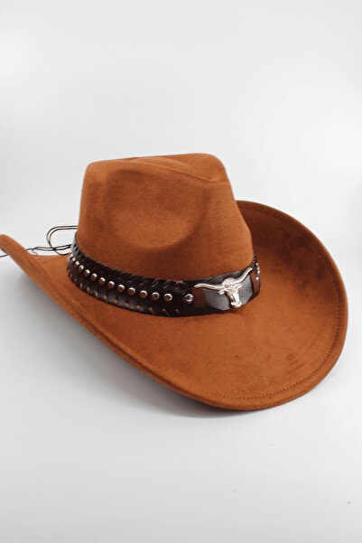 Hat Town Unisex Cowboy Hat – Western Hat with Adjustable String Detail and Leather Buckle