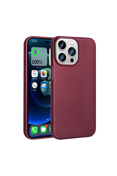 zore حافظة سيليكون متوافقة مع هاتف iPhone 15 Pro من MYST Premier - بلون البرقوق