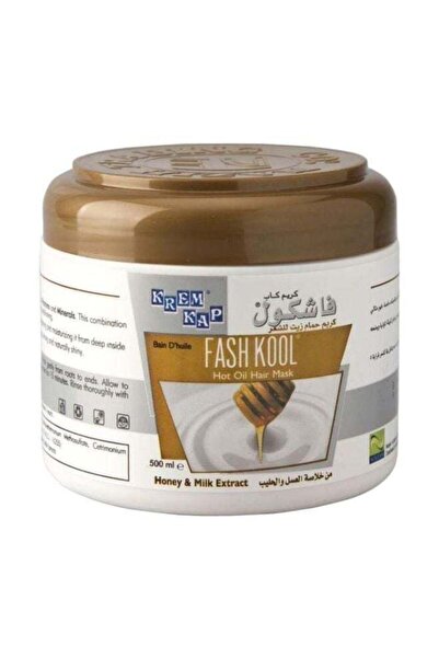 Fash Kool قناع الشعر بالزيت الساخن مع خلاصة العسل والحليب 500 مل