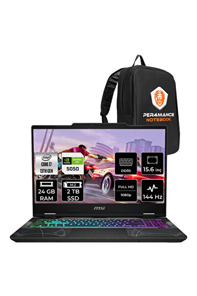MSI Cyborg 15 i7 13620H 24GB 2TB SSD RTX5050/8GB 15.6" FHD 144Hz FDOS Gaming ...