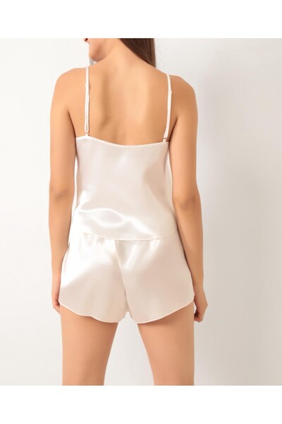 Lotiva Wear Women's Satin Pajama Set with Shorts