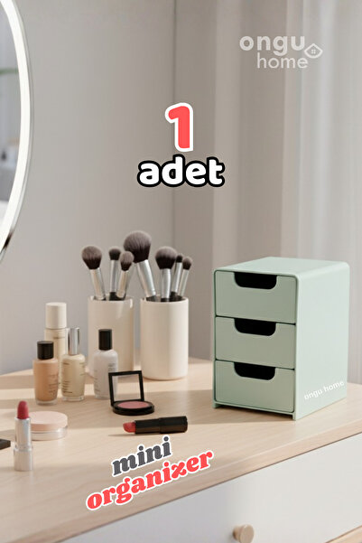 Mini Size Drawer Organizer 3 Tier Jewelry Hobby Accessory Organizer Multipurpose Organizer 1PC