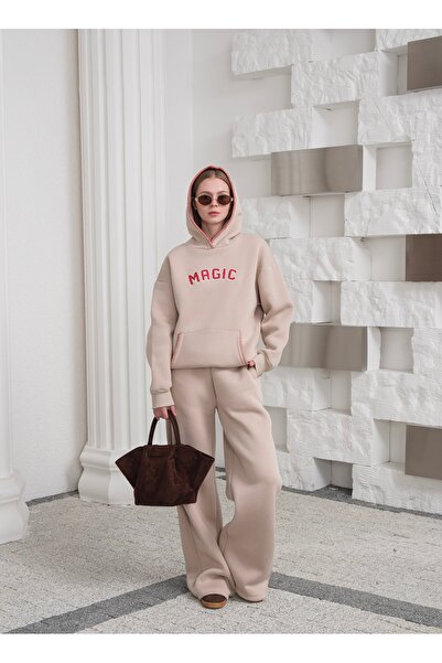 OUZ Winter 2-Piece Tracksuit Set (with Suzene Embroidery Detail)