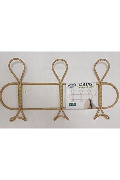 HOME ACCENTS Cuier metalic pentru haine cu aspect de bambus, acoperire electr...