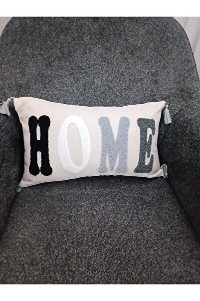 WARPELLA غطاء وسادة مطرز، غطاء وسادة من الكتان مطرز 30*50