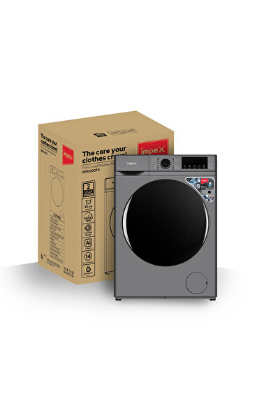 İMPEX 10 KG FRONT LOAD WASHING MACHINE (WM1000FS)