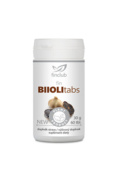 Finclub Biiolitabs NEW - Aged Black Garlic Supplement with Vitamins B6, B12 and Folic Acid