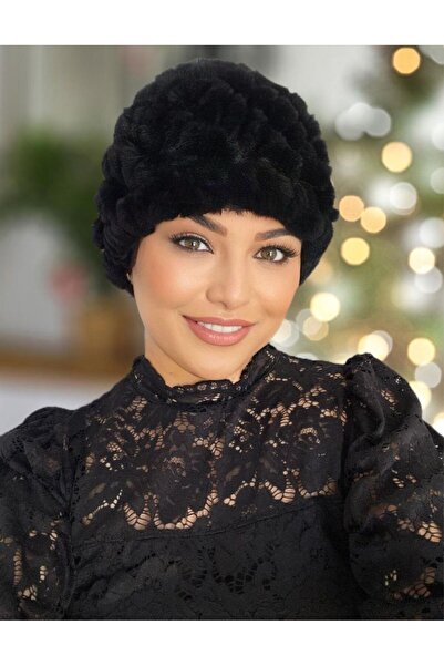 Confortino Elegant and warm ALISE fur hats - universal size, lined inside