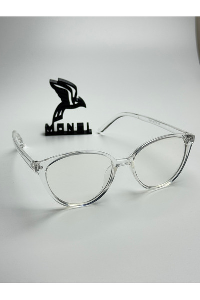 MONAL Taly Blue Light Protection Glasses Unisex Cateye Optical Compatible Can Change Glasses