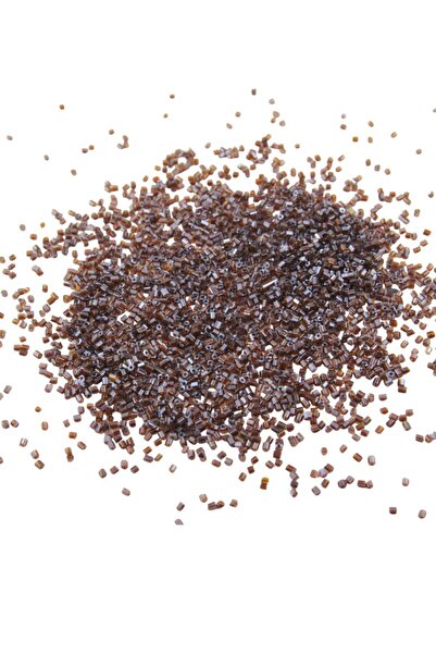 Serhat Aksesuar ve El İşçilik خرز مقطوع بلون البرقوق البني 2×1.5 مم (90 جرام)