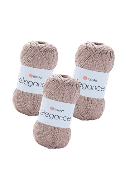 Yarnart Set of 3 Elegance Crochet Yarns 3x50g