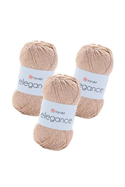 Yarnart Set of 3 Elegance Crochet Yarns 3x50g
