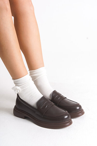 LEVONYA Жіночі коричневі ортопедичні лофери