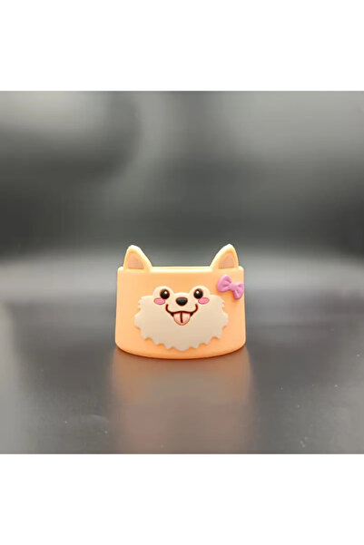 FESECRAFT واقي قاعدة متوافق مع ترمس كيوينشر من السيليكون غير القابل للانزلاق طراز Orange Cat