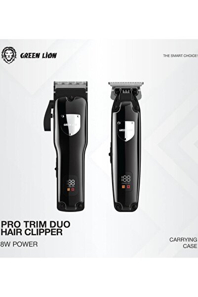 Green Lion ماكينة قص الشعر برو تريم ديو من جرين ليون، 9 في 1