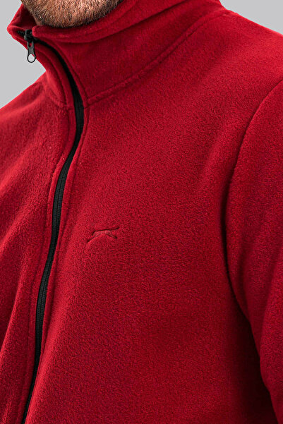 Slazenger 5015 Men's Fleece Cardigan Zipper Sweatshirt