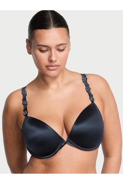 Victoria's Secret Orchid Embroidered Sparkling Strap Push-Up Bra