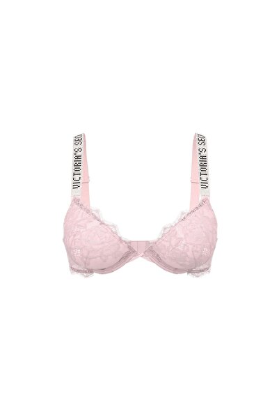 Victoria's Secret Işıltılı Askılı Dantelli Push-Up Sütyen