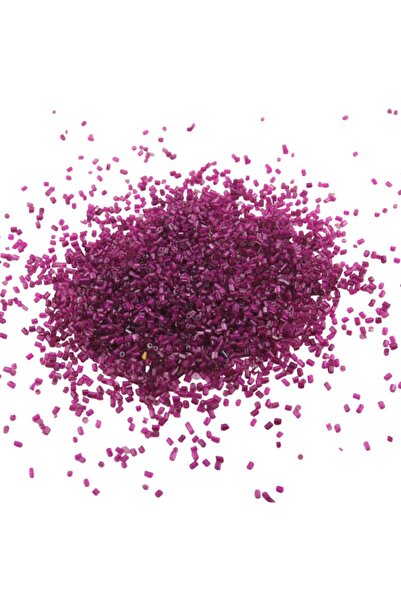 Serhat Aksesuar ve El İşçilik خرز مقطوع باللون الفوشيا الداكن 2×1.5 مم (100 ج...