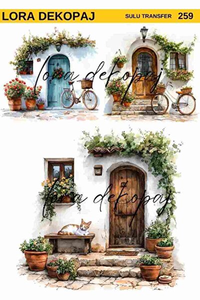 Lora Dekopaj Sulu Transfer Kağıdı - 259 25x35 cm