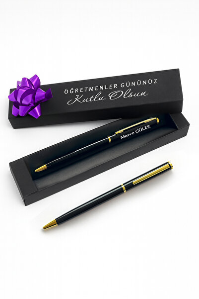 dekoliva İsimli Tükenmez Kalem Öğretmene Hediye Öğretmenler Günü Hediyesi