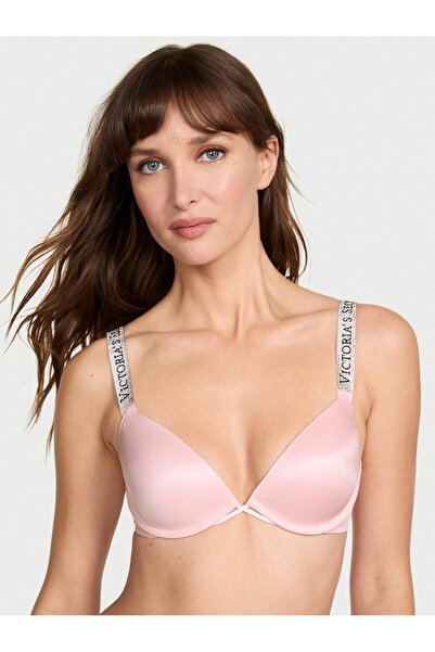 Victoria's Secret Bombshell Işıltılı Askılı 2 Beden Büyük Gösteren Push-Up Sü...