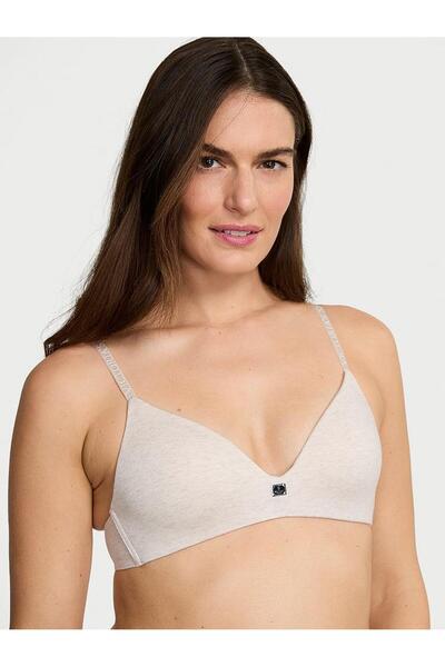 Victoria's Secret Cotton Lightly Padded Bra Without Underwire