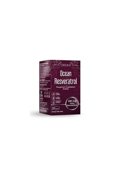 Ocean Resveratrol 200 mg 30 Kapsül