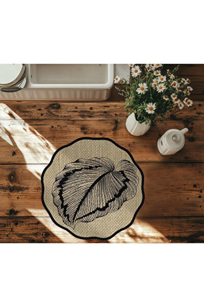 Lessa Home Timeless Leaves Digital Printed 6-Piece American Service Digital Supla