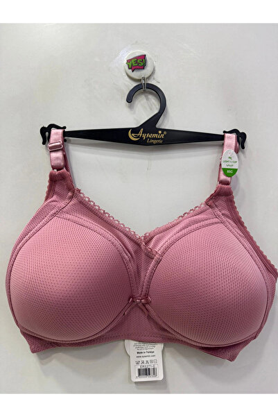 NERGIZ Women's Unpadded Shaping / Sculpting Lace Detailed Pink Bra