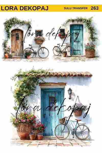 Lora Dekopaj Sulu Transfer Kağıdı - 263 25x35 cm