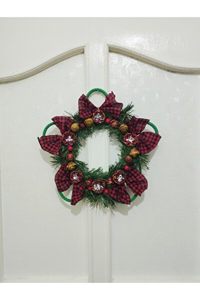 bayram taşcıoğlu home desing Christmas New Year Pine Cone Garland Gift Door W...
