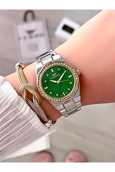 FERRO Women's Wristwatch - Original Product - Bracelet Gift - 3 Atm Waterproof
