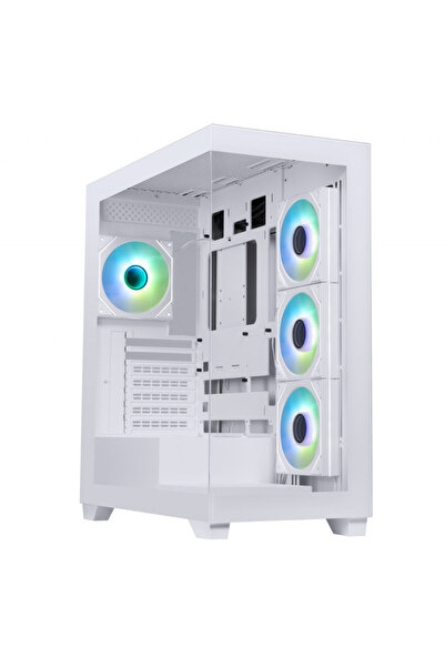BitFenix Ceto Premium White 750W 80+ Bronze PSU 4x120mm FRGB Fan ATX Temperli...
