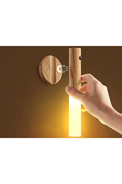 KESNUP Magnetic LED lamp with light and motion sensor, Light Brown