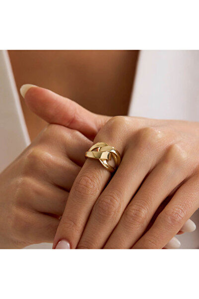 Sembol Gold Aurora Flow 14 Ayar Altın Yüzük