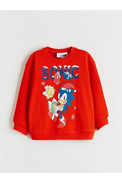 LC Waikiki Lcw Kids Sonic Printed Boys' Sweatshirt