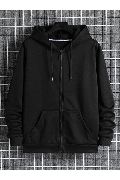NewCabin Unisex Oversized Zipper Hoodie - Comfortable Casual Sweatshirt