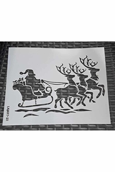 DERYA DESİNG ART قالب استنسل بنمط الداما STL27 مقاس 20×20 سم